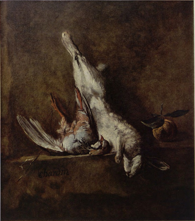 Nature morte au lapin et à la perdrix - Jean Siméon Chardin