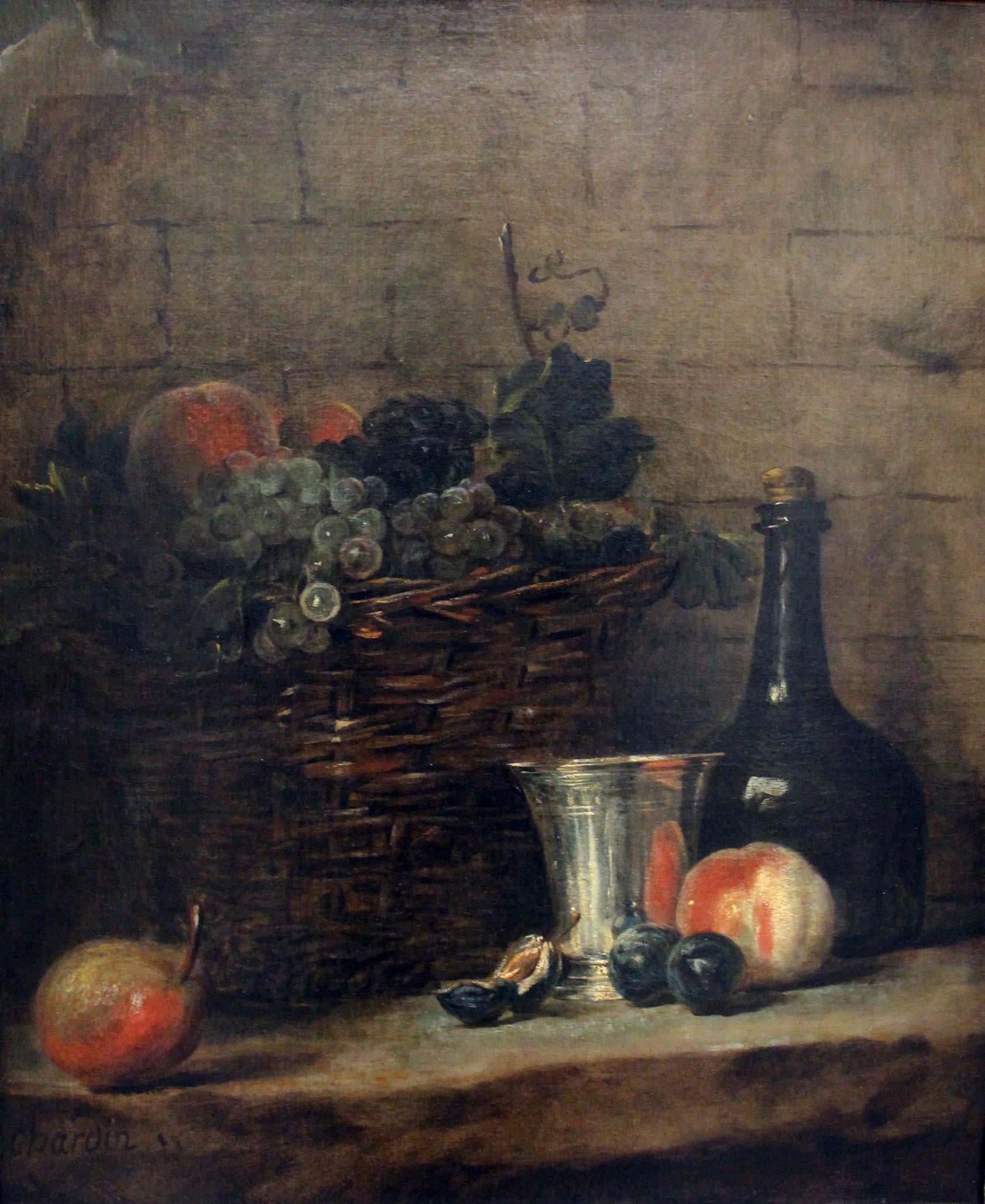 Le Panier de raisins - Jean Siméon Chardin