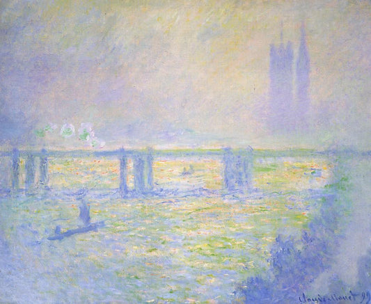 „Charing Cross Bridge“ – Claude Monet (kolem 1899-1901)