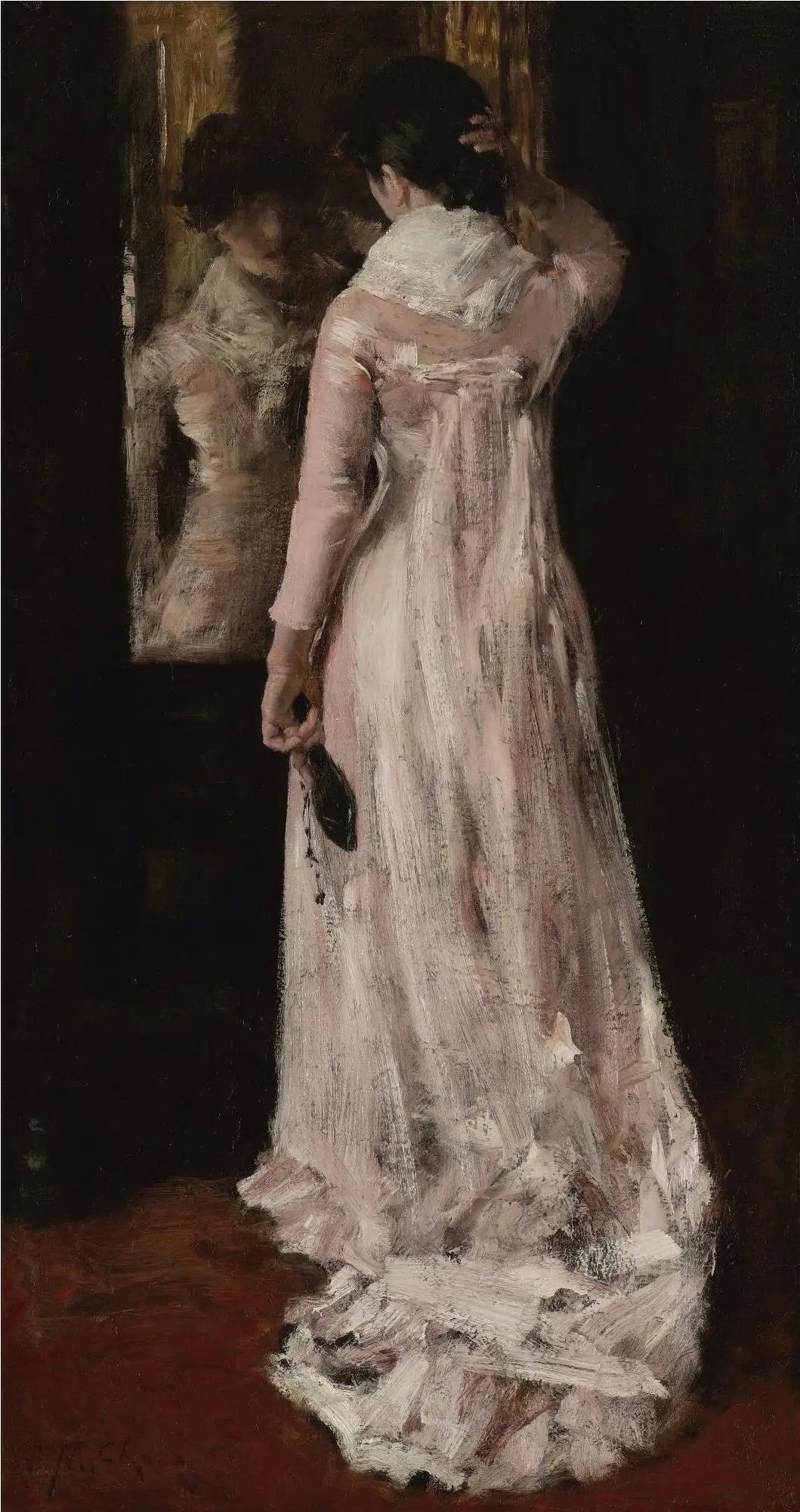 Je pense que je suis prêt maintenant - William Merritt Chase - Alpha Reproduction