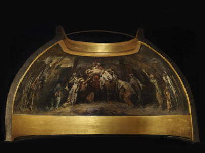 Maquette de l’hémicycle de l’église Saint-Philippe du Roule: ’Le Christ descendu de la croix’ - Théodore Chassériau