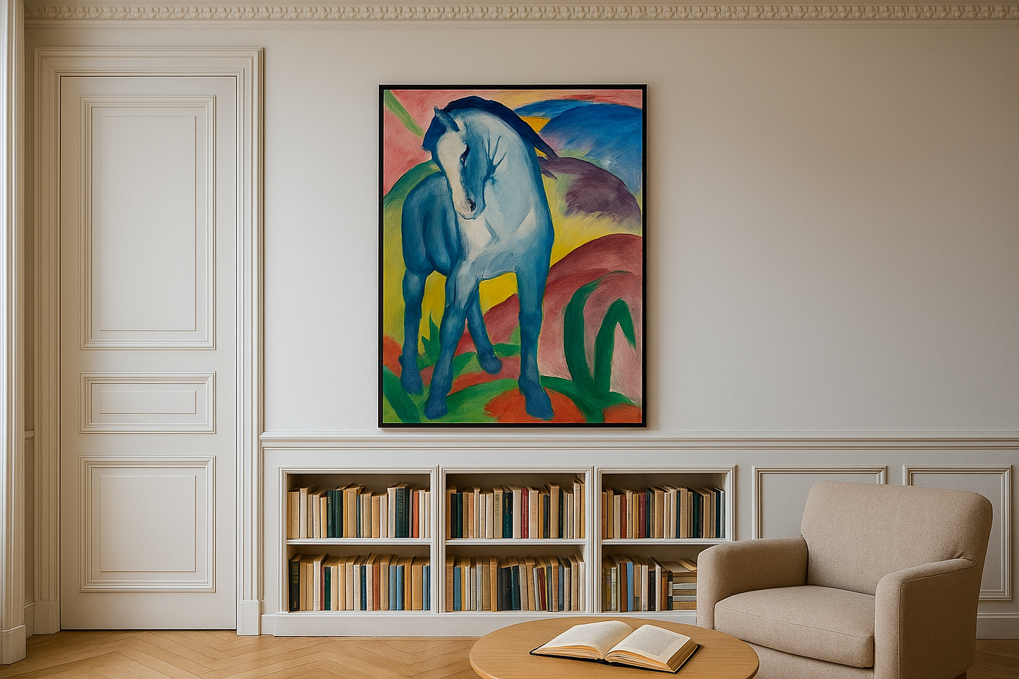 Modrý kůň I - Franz Marc