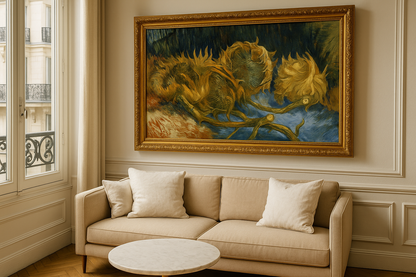 🌻 Čtyři uvadající slunečnice – Vincent van Gogh (1887)