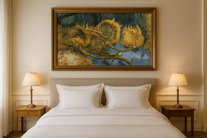 🌻 Čtyři uvadající slunečnice – Vincent van Gogh (1887)