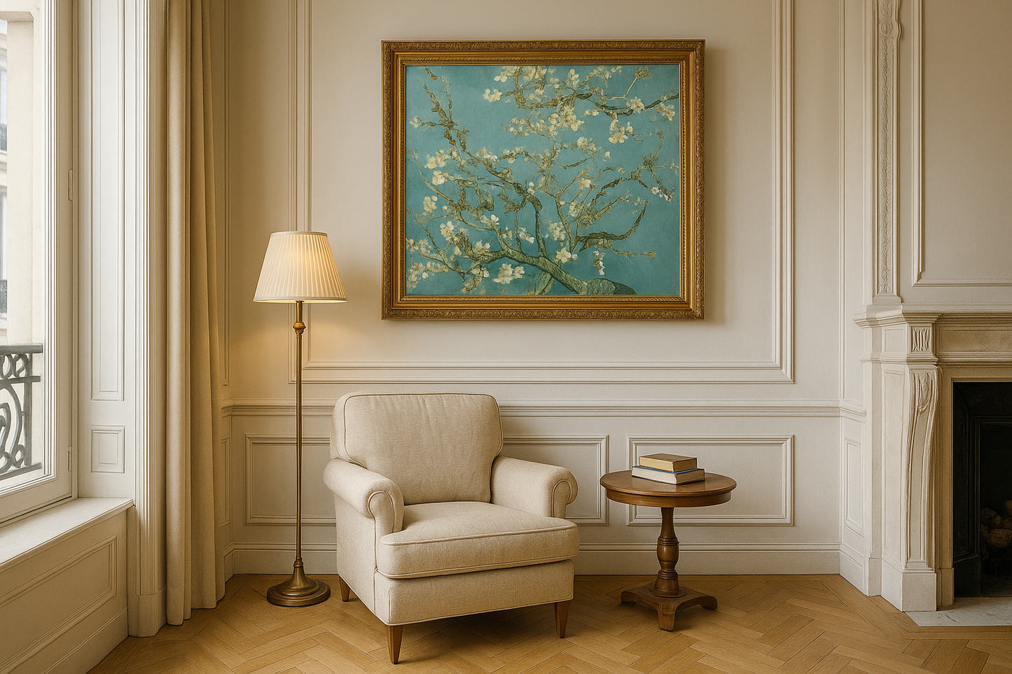 🖼️ Kvetoucí mandloň – Vincent van Gogh (1890)