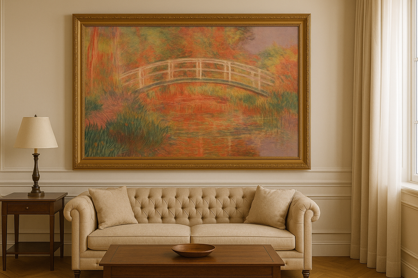 Japonský most – Claude Monet, kolem 1920-1924