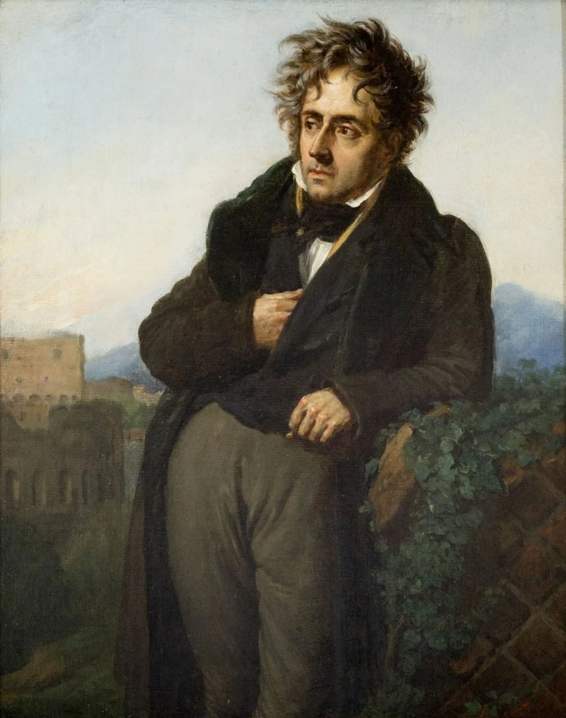 Portrét François-René de Chateaubriand - Anne-Louis Girodet