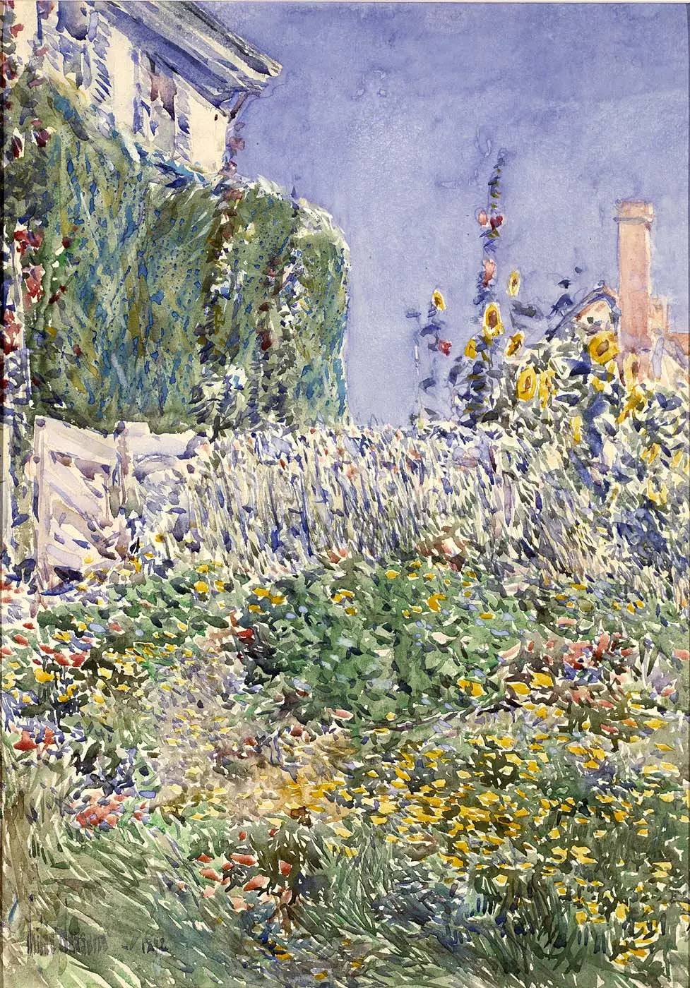 Le jardin de Thaxter - Childe Hassam - Alpha Reproduction