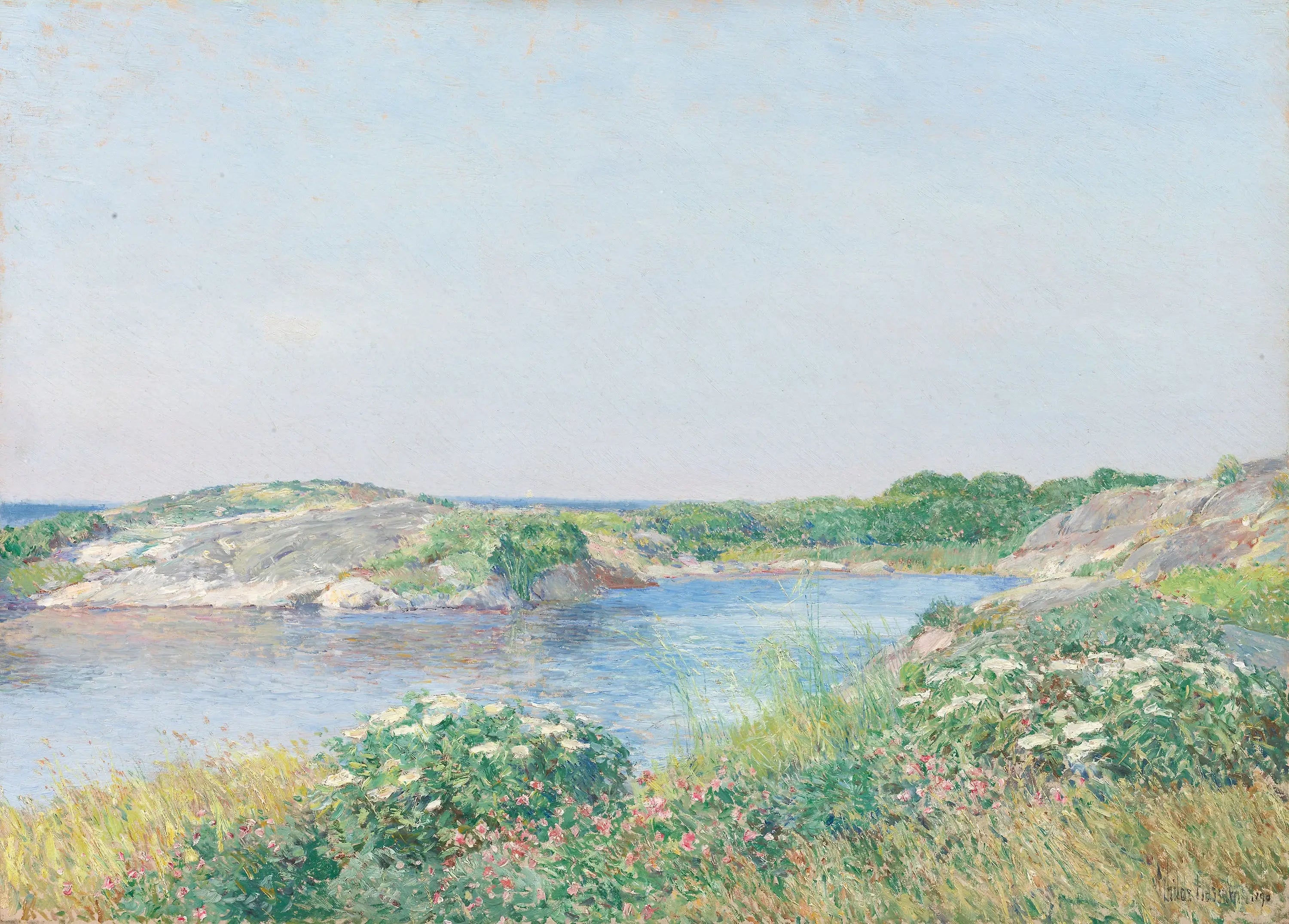 Le petit Étang Appledore - Childe Hassam - Alpha Reproduction