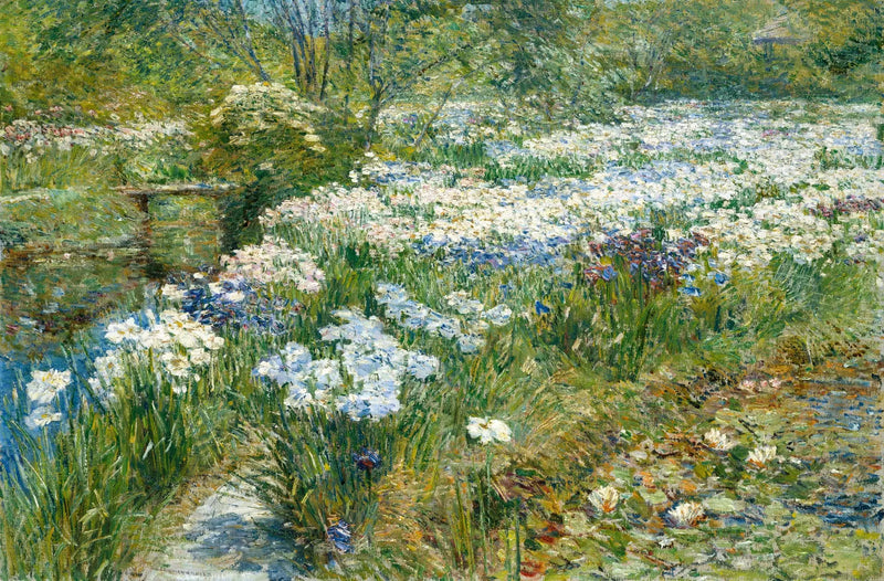 Vodní zahrada - Childe Hassam