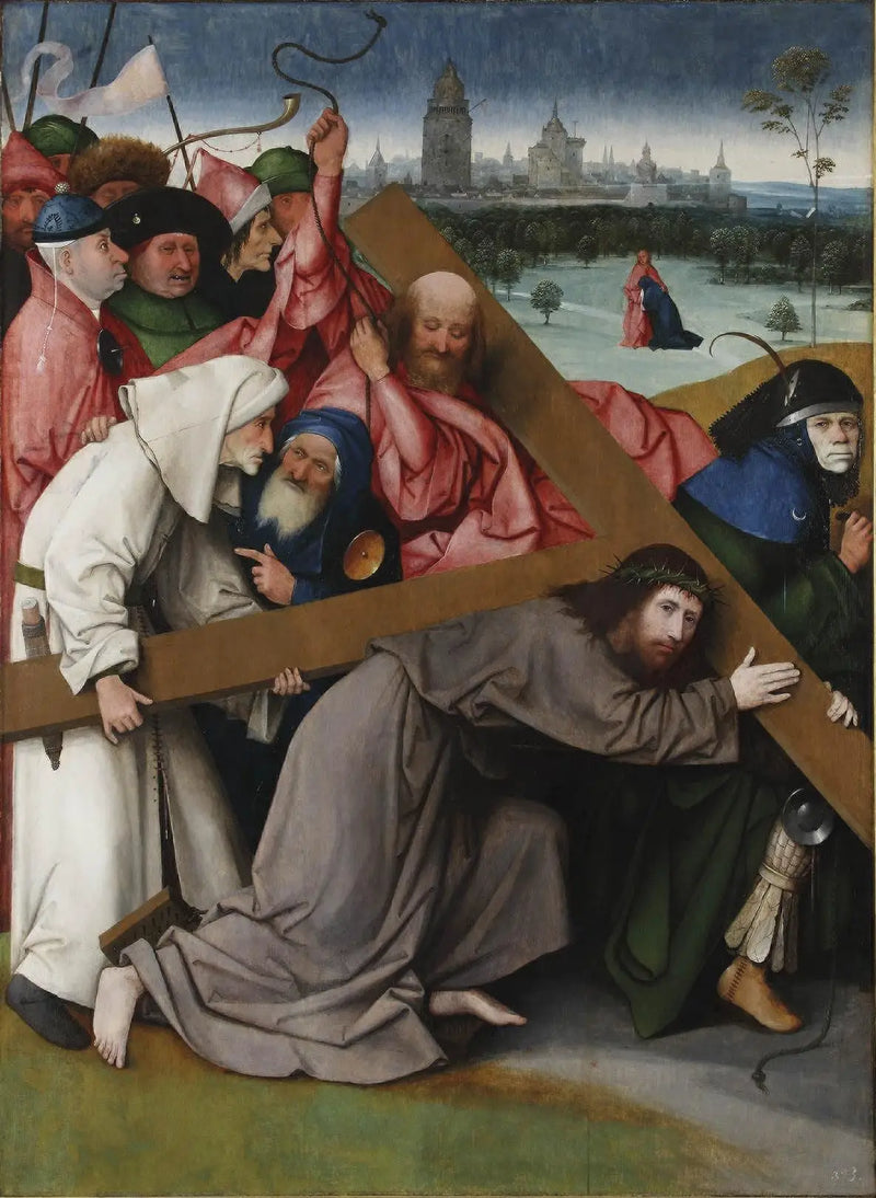 Přenesení kříže - Hieronymus Bosch