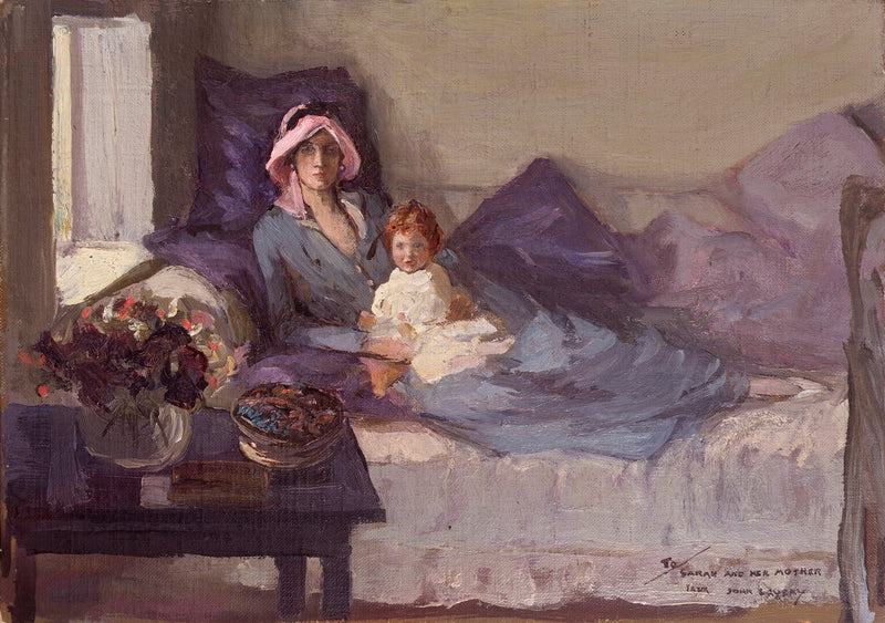 Clémentine Ogilvy Spencer-Churchill (née Hozier), baronne Spencer-Churchill ; Sarah Churchill - John Lavery
