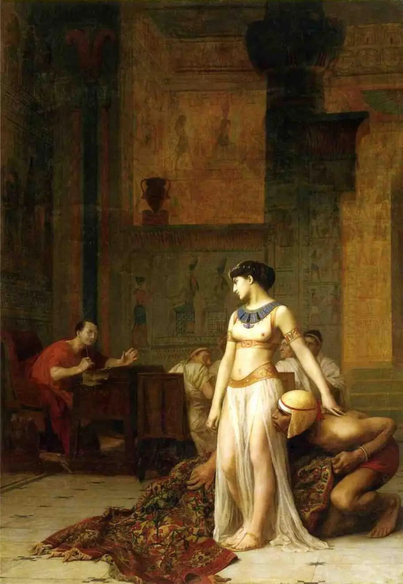 Kleopatra a César - Jean-Léon Gérôme