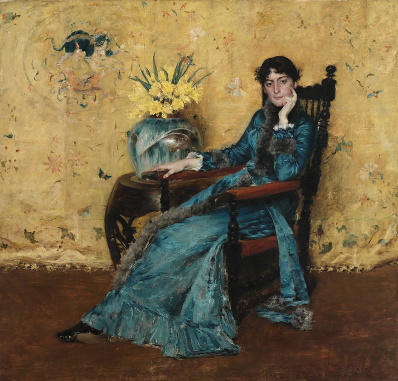 Portrét Dory Wheeler - William Merritt Chase