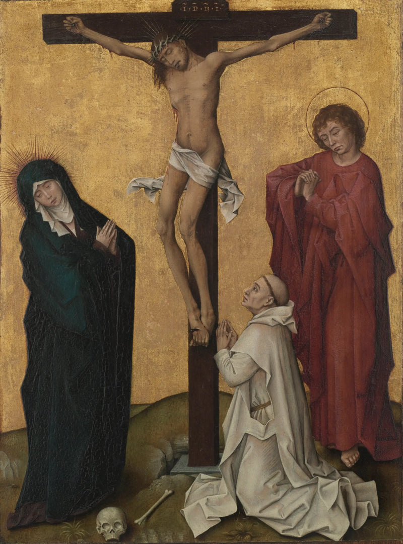 Křížová cesta s chartretským mnichem - Rogier van der Weyden