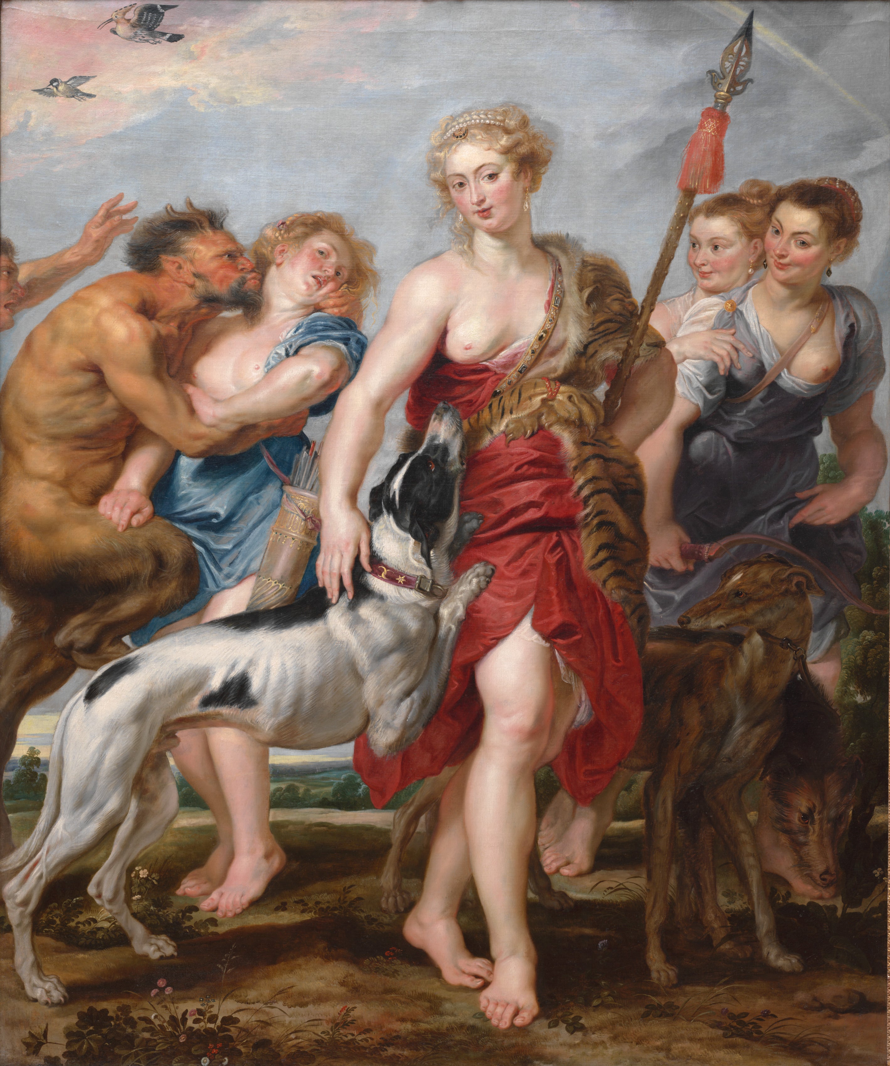 Diana avec des nymphes, au départ à la chasse - Peter Paul Rubens