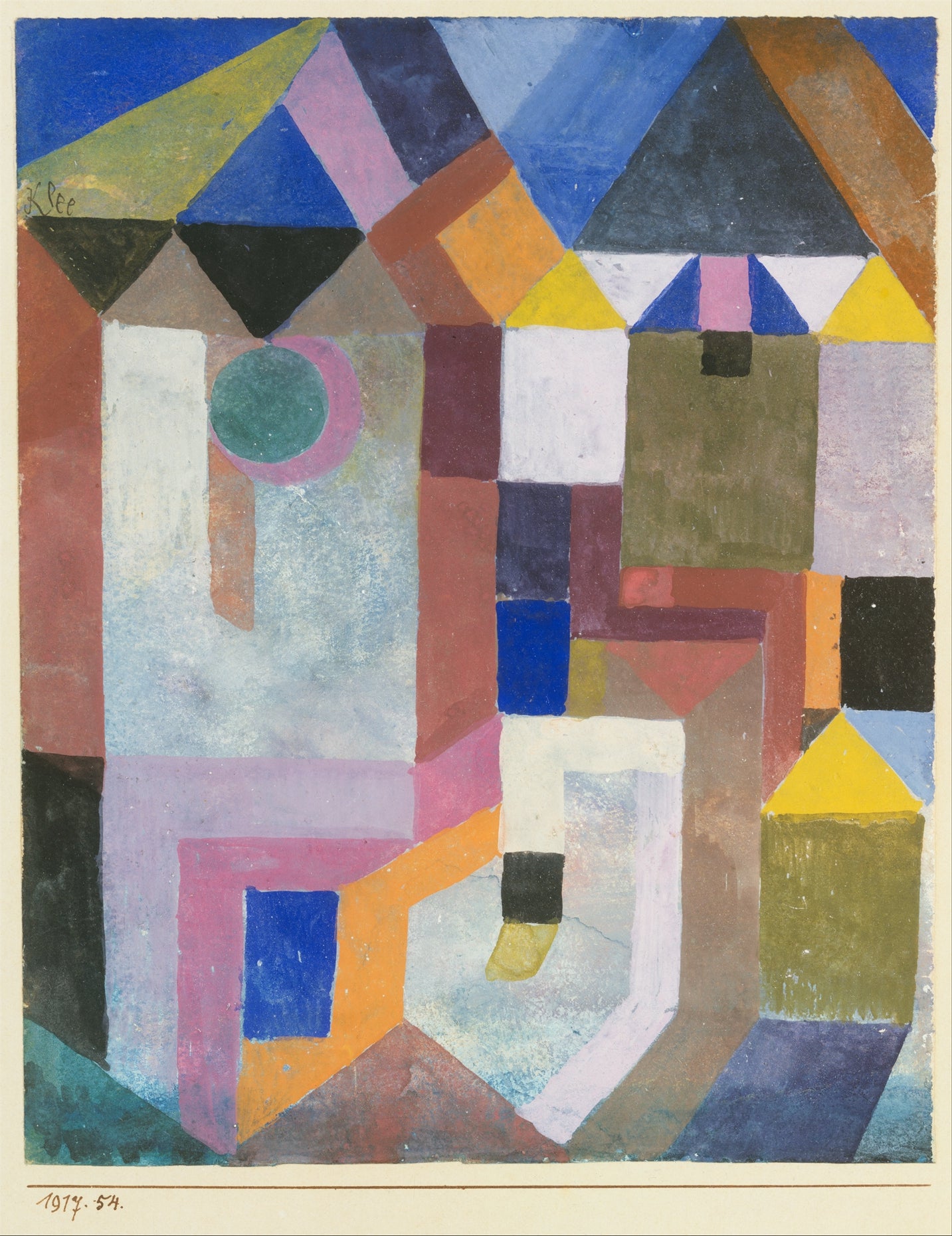 Barevná architektura - Paul Klee