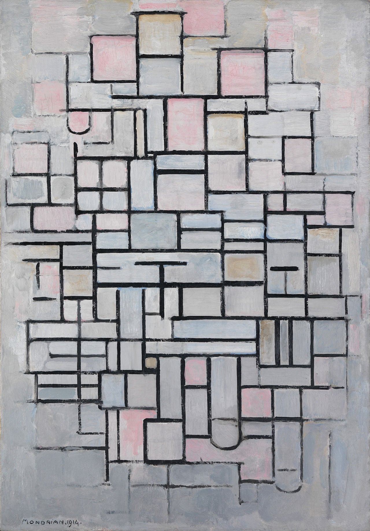 Kompozice č. IV - Piet Mondrian