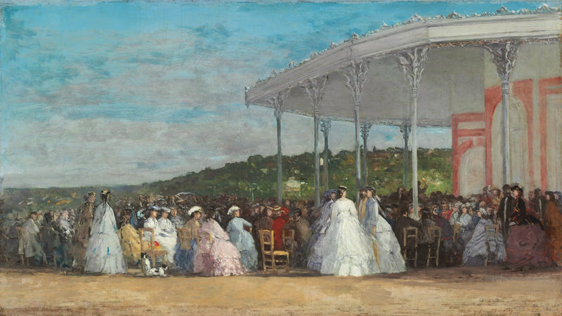 Koncert v kasinu v Deauville - Eugène Boudin