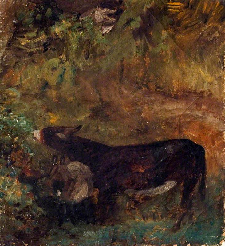 Un âne avec un poulain (étude pour « Le champ de maïs ») - John Constable