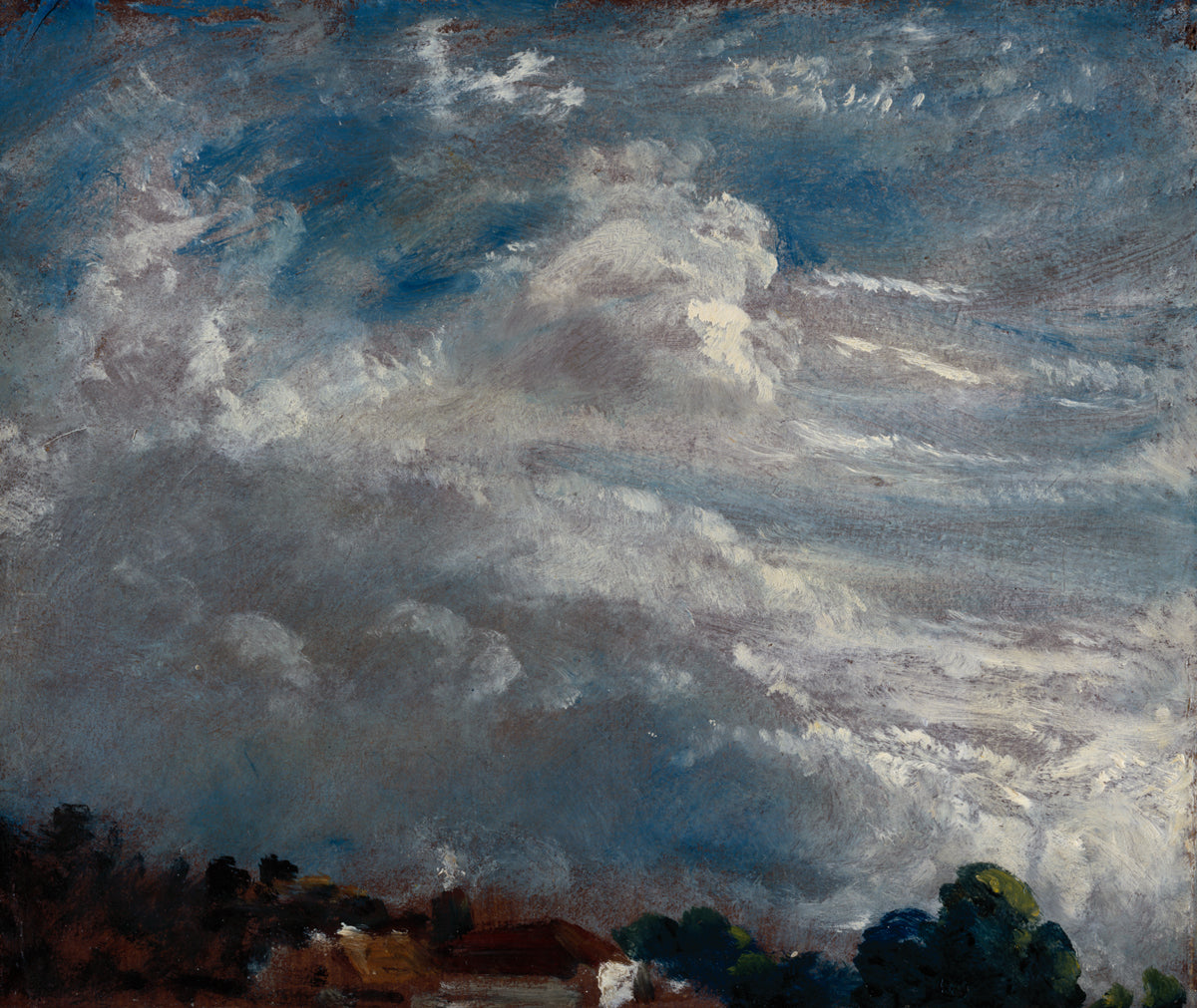 Étude des nuages : Horizon des arbres - John Constable