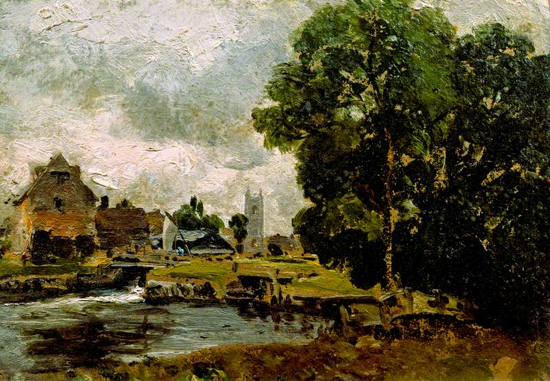 Écluse et moulin de Dedham - John Constable