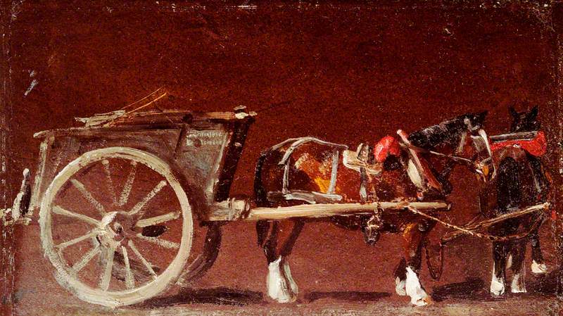 Étude d'une charrette à deux chevaux - John Constable