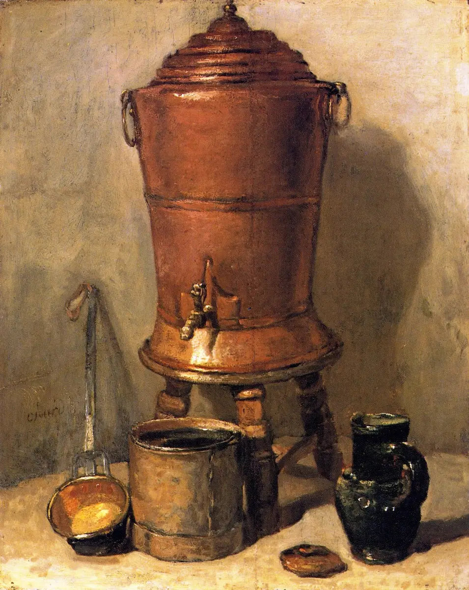 La Fontaine de cuivre - Jean Siméon Chardin - Alpha Reproduction
