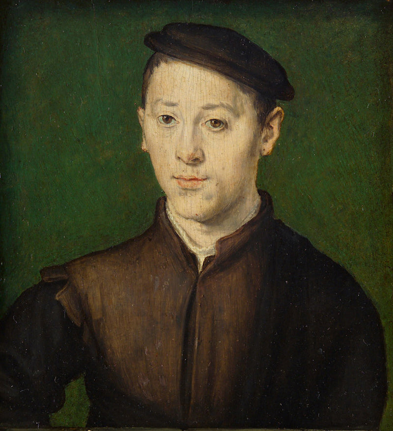 Portrait d'un jeune homme en demi-buste - Corneille de Lyon