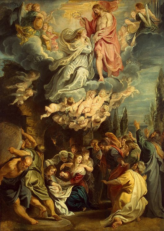 Couronnement et Assomption de la Vierge - Peter Paul Rubens
