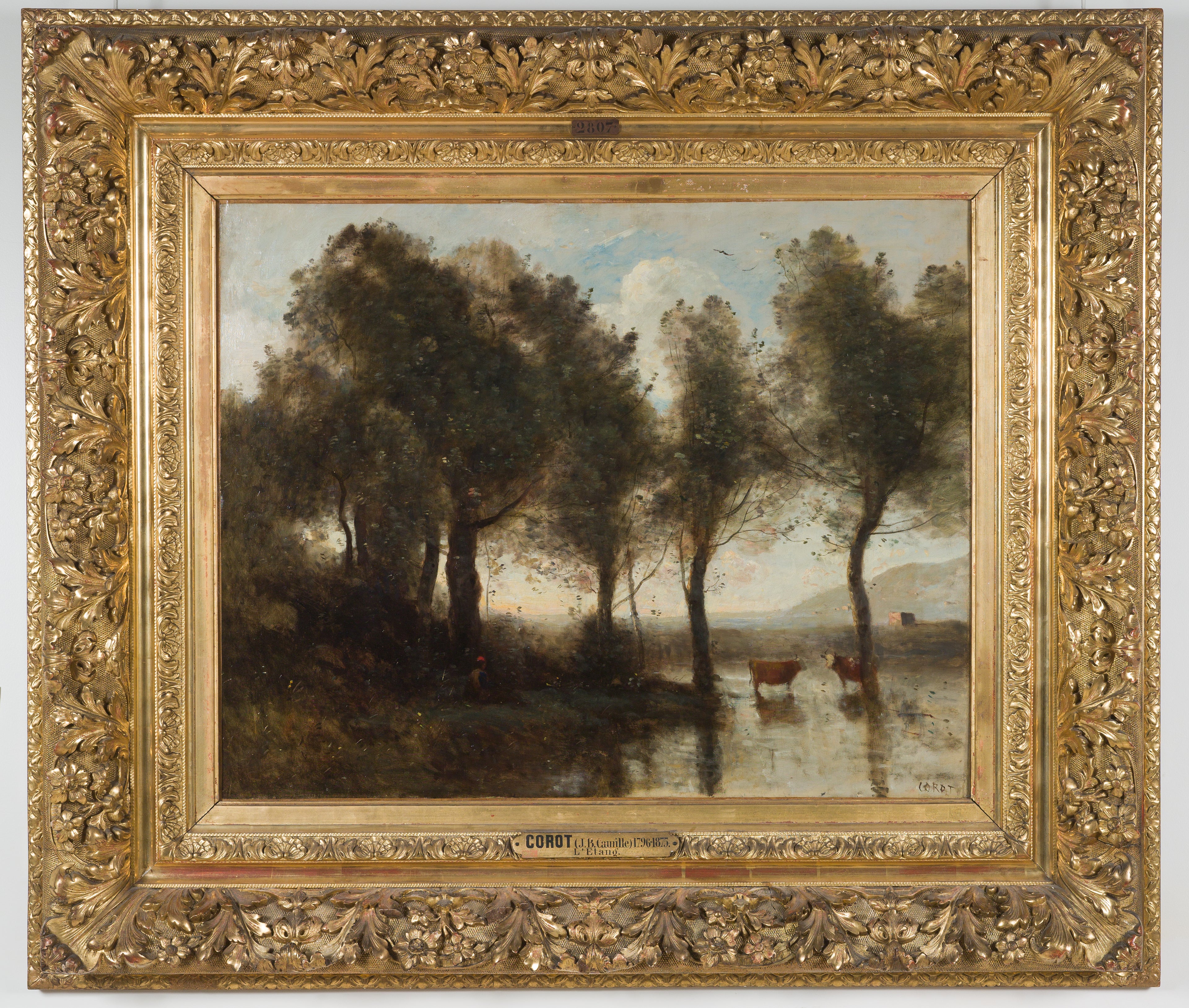Souvenir des marais du Beauvaisis. L'étang - Jean-Baptiste Camille Corot