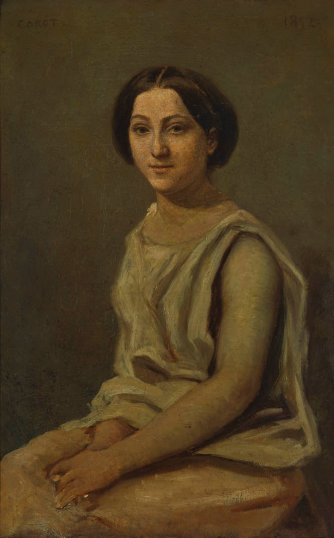 Portrait de Louise Audiat - Jean-Baptiste Camille Corot