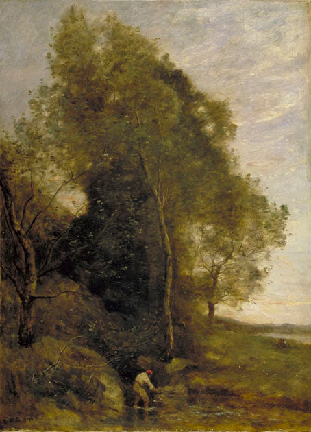 Le trou aux écrevisses - Jean-Baptiste Camille Corot