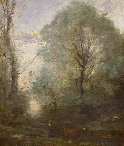 Le retour du petit bouvier - Jean-Baptiste Camille Corot