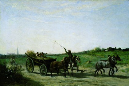 Le chariot d'Arras - Jean-Baptiste Camille Corot