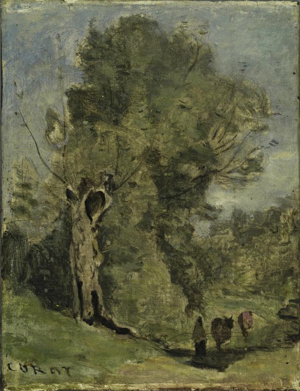 Scène boisée - Jean-Baptiste Camille Corot