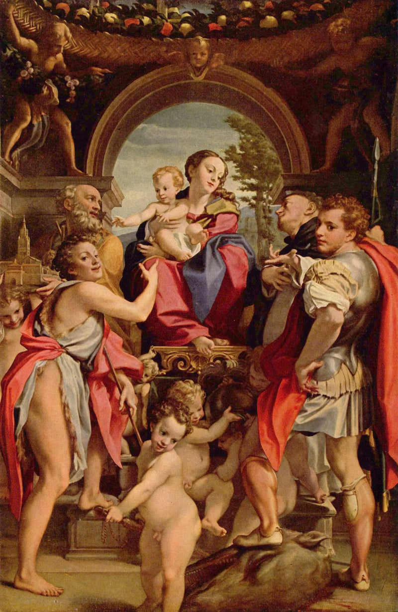 Madona ze San Giorgio - Antonio da Correggio