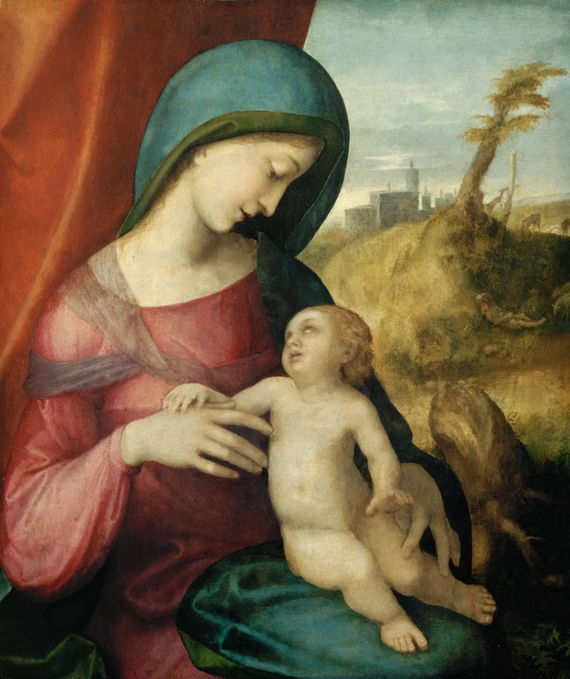 Panna s dítětem - Antonio da Correggio