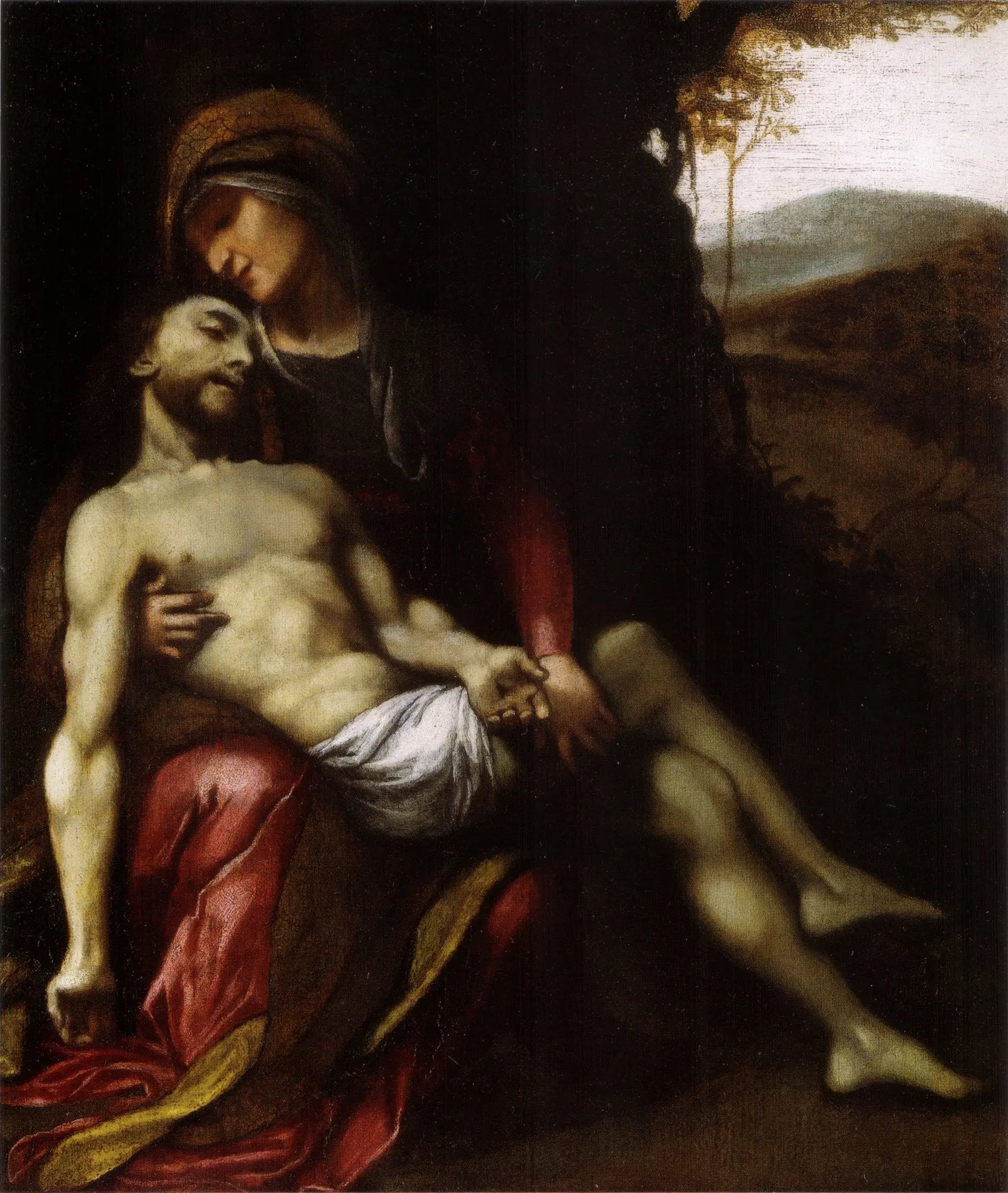 Pietà - Antonio da Correggio - Alpha Reproduction