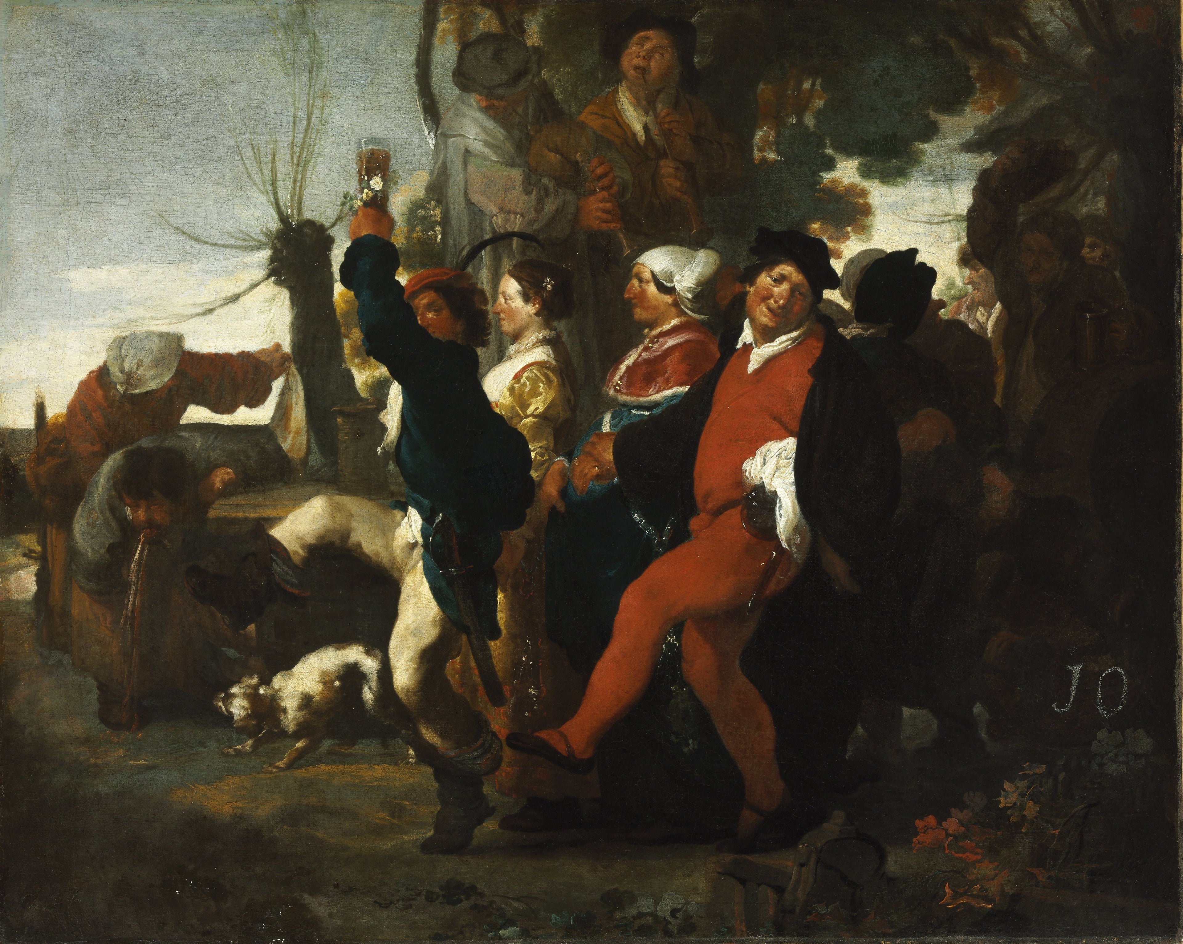 Cortège de mariage villageois - Johann Liss