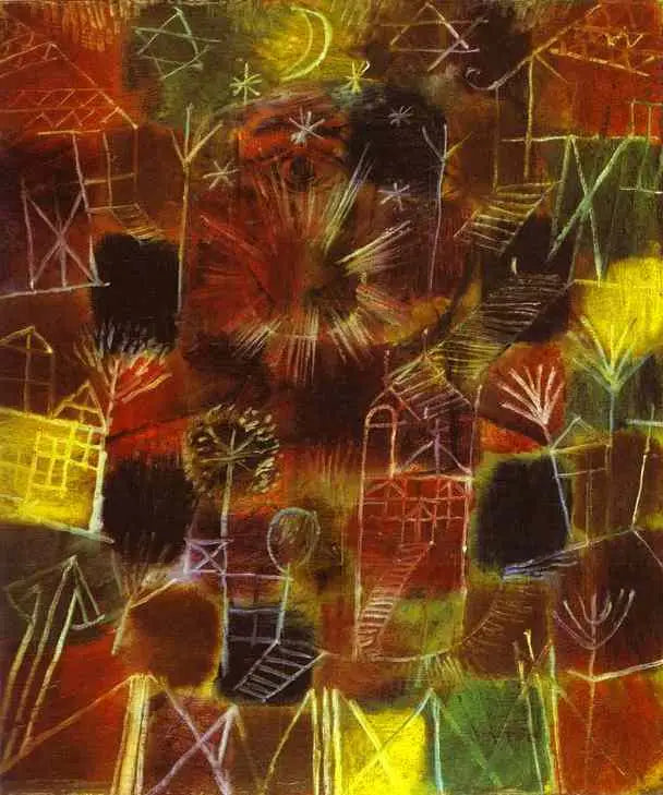 Kosmická kompozice - Paul Klee