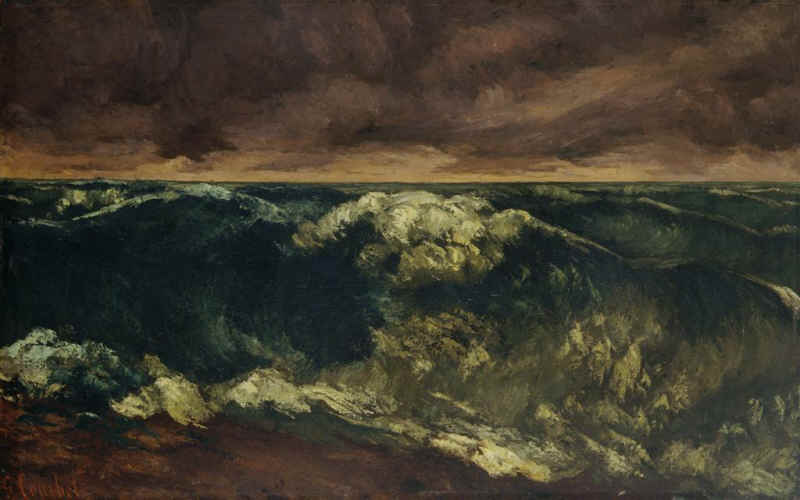 La vague - Gustave Courbet