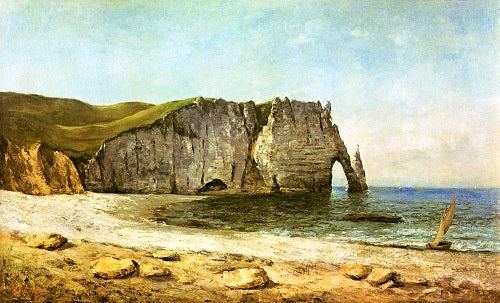 L'Arche Marine d'Étretat - Gustave Courbet