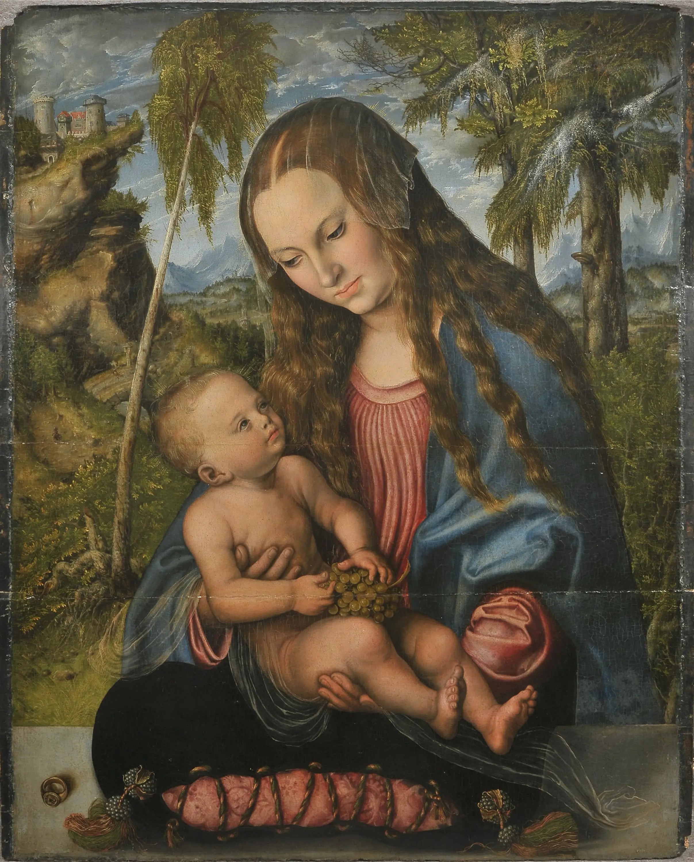 Madone sous le sapin. - Lucas Cranach the Elder - Alpha Reproduction