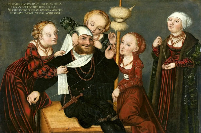 Héraklés a Omfale - Lucas Cranach starší