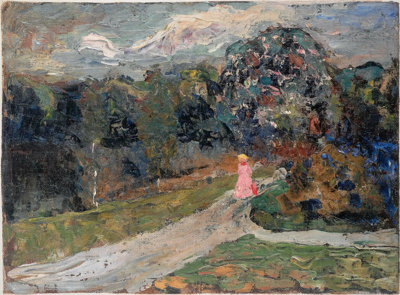Soumrak v anglické zahradě, Mnichov - Vassily Kandinsky