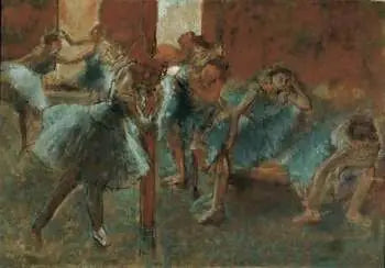 Tanečnice na zkoušce - Edgar Degas