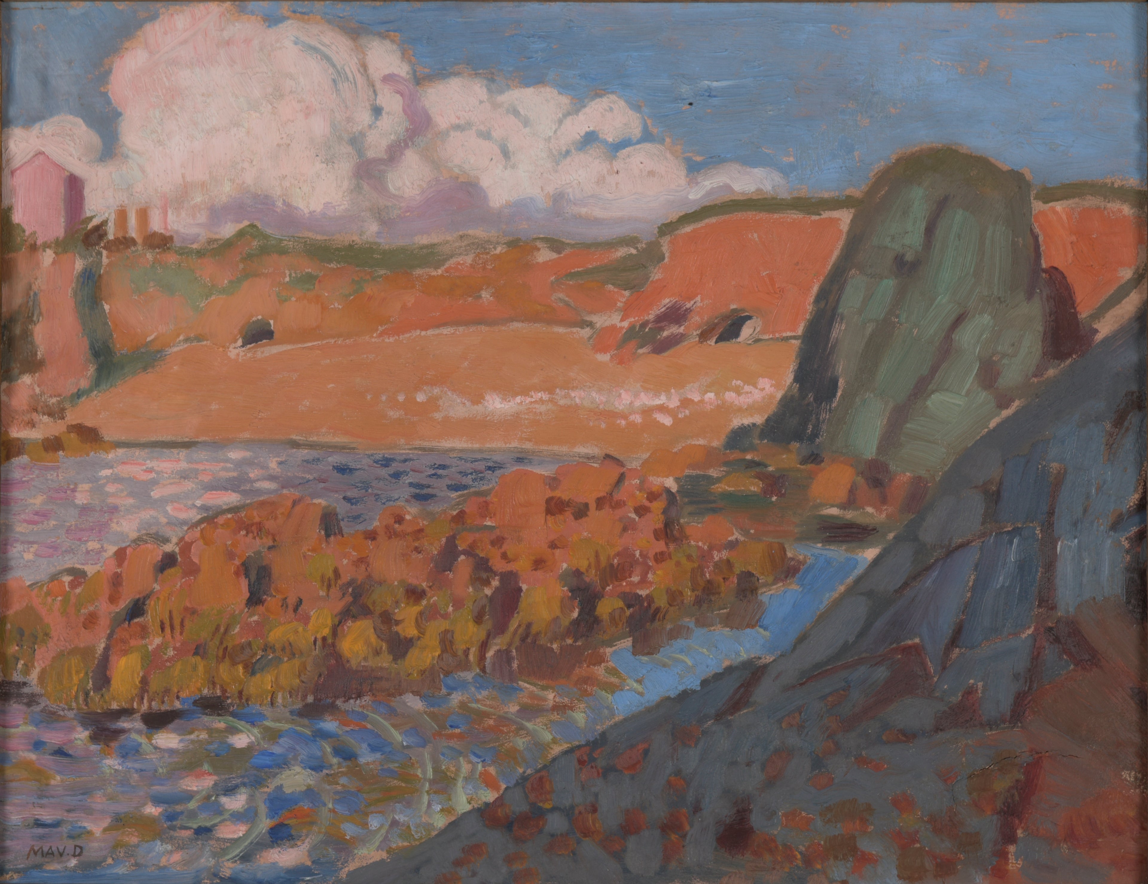 La Plage rouge - Maurice Denis