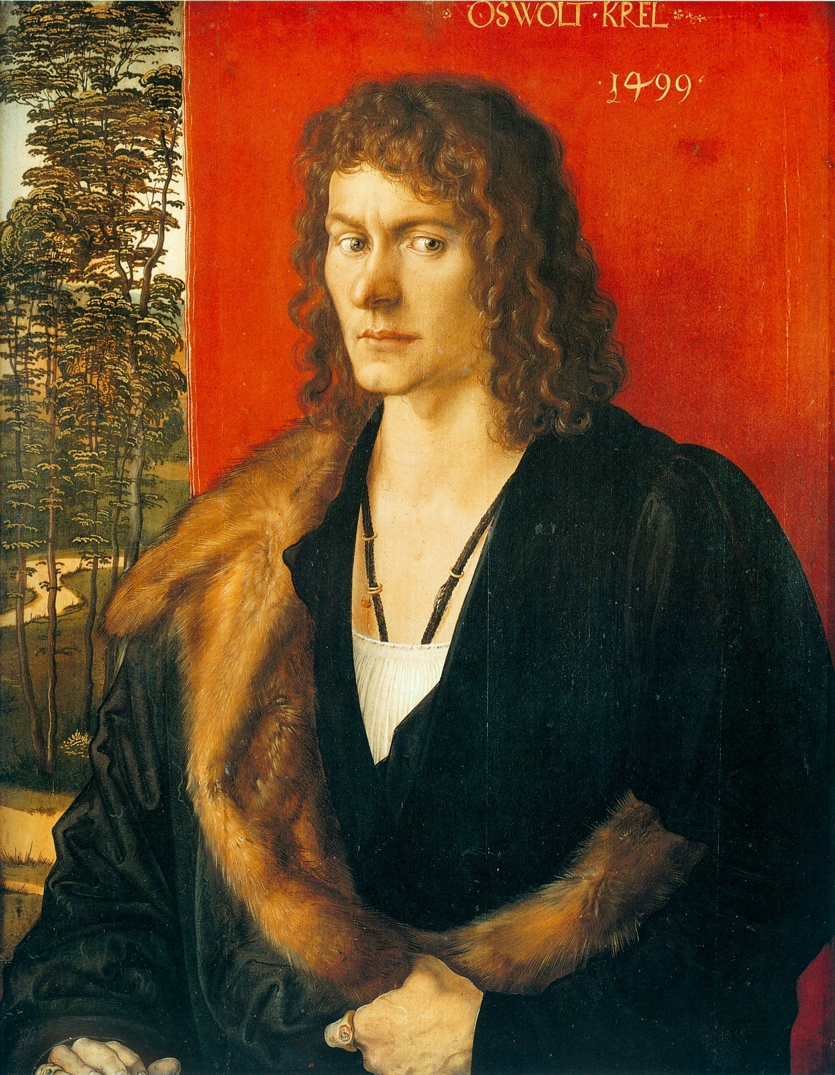 Portrét Oswolta Krela: Oswolt Krel - Albrecht Dürer