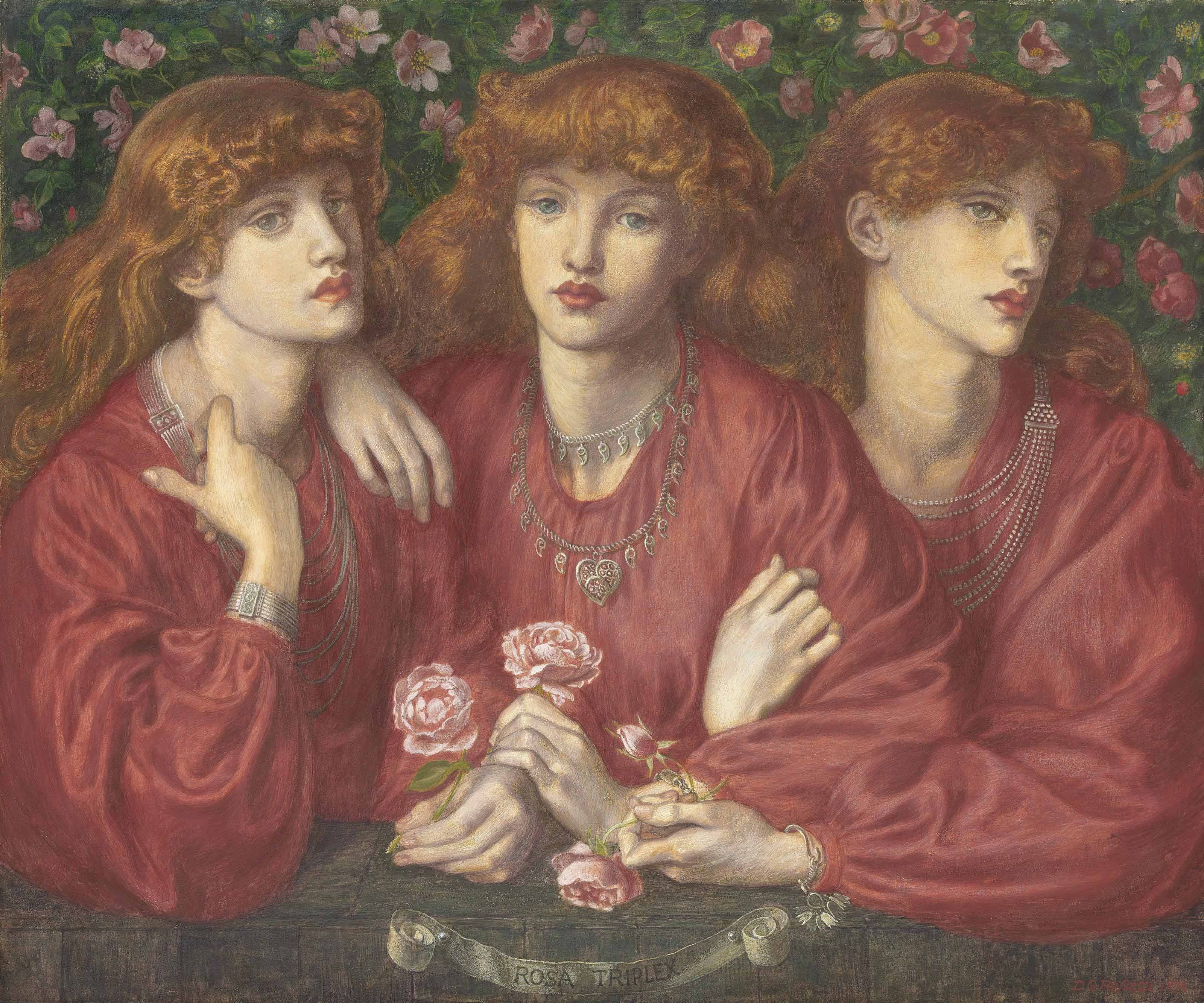 Rosa Triplex - Dante Gabriel Rossetti